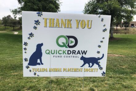 Thanks from YAPS to Quick Draw Fund Control